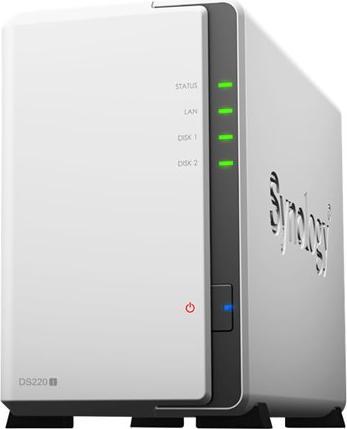 Actual product image Synology DS220j (2 x 8 TB, WD Red Plus)