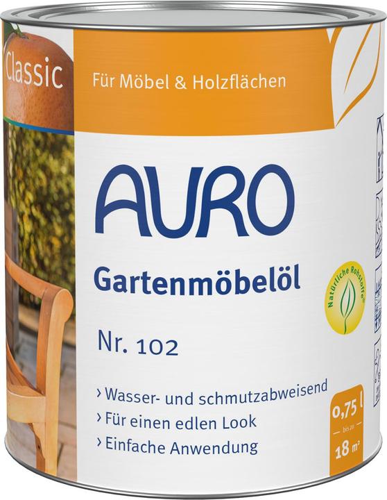 Image du produit AURO Huile pour meubles de jardin 102 (Bangkirai, 0.75 l)