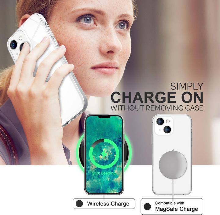 Produktbild Nalia Klare Transparente Silikon Hülle (Apple iPhone 14)