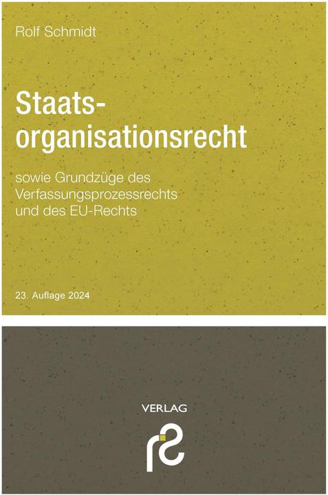 Produktbild Schmidt Spiele Staatsorganisationsrecht (Deutsch, Rolf Schmidt, 2024)