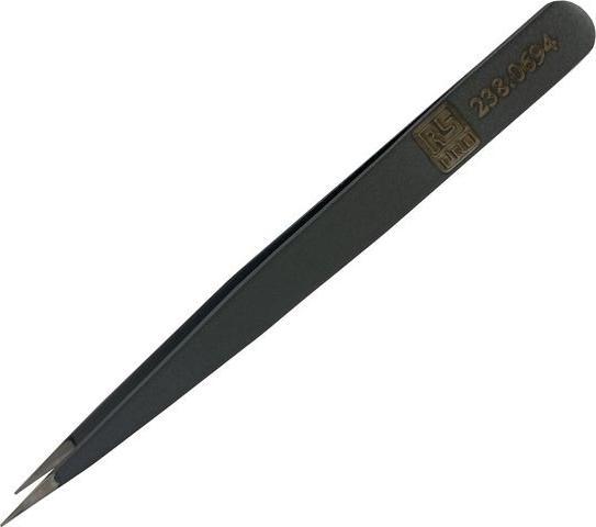 Immagine prodotto Rs Pro 3ESD pinzetta in acciaio austenitico, 120 mm, punta extrafine Antimagnetica ESD-safe
