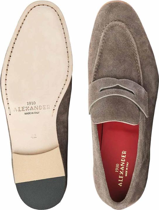 Produktbild Alexander 1910 Cannes Moccasin - Brown Suede (42)