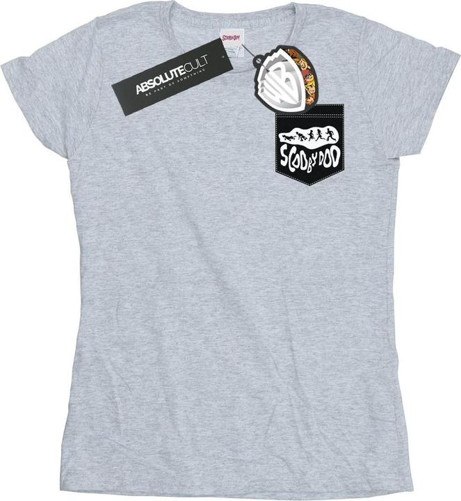 Immagine prodotto Scooby Doo Faux Pocket Maglietta Donna (M)