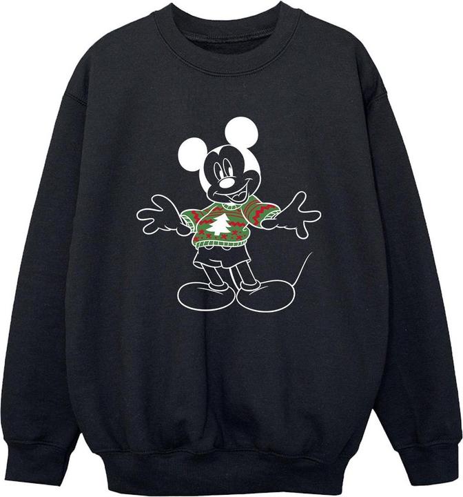 Produktbild Disney Mickey Mouse Christmas Jumper Sweatshirt Jungen (140, 146)