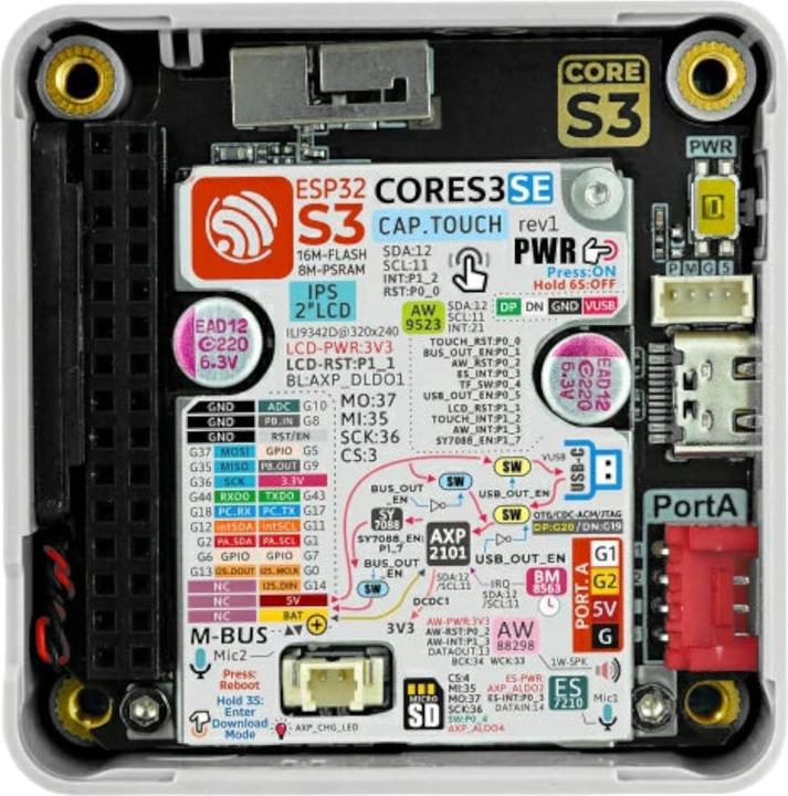 Actual product image M5Stack CoreS3 SE ESP32S3 IoT development kit