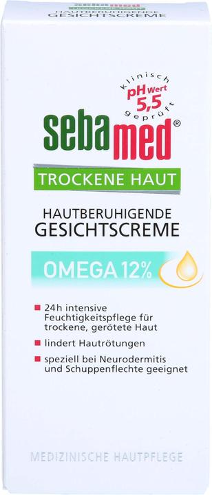 Image du produit Sebamed Crème pour le visage peau sèche Oméga 12%, 50 ml CRE (50 ml, Crème 24h)