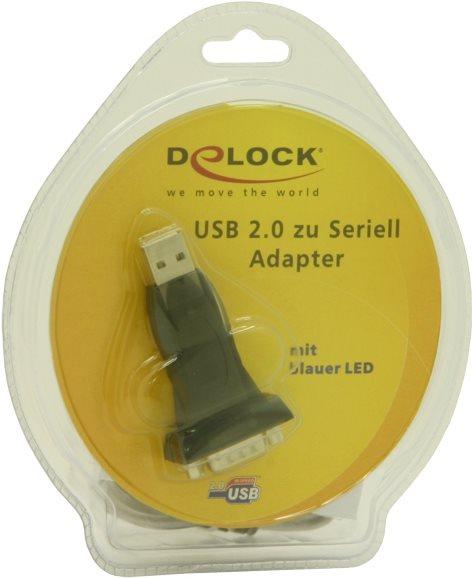 Produktbild Delock USB 2.0 zu Seriell Adapter (USB 2.0, DB9F, 16 cm)
