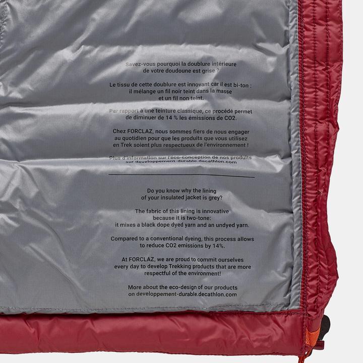 Actual product image Forclaz MT100 DUVET (3XL)