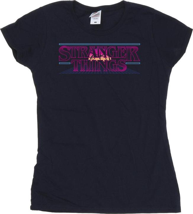 Image du produit Netflix - T-shirt STRANGER THINGS RETRO TITLE - Femme (M)