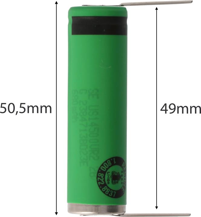 Actual product image AccuCell Battery suitable for the Sanyo UR14500 replacement battery 3.6V 14x50mm of the time (1 pcs.)