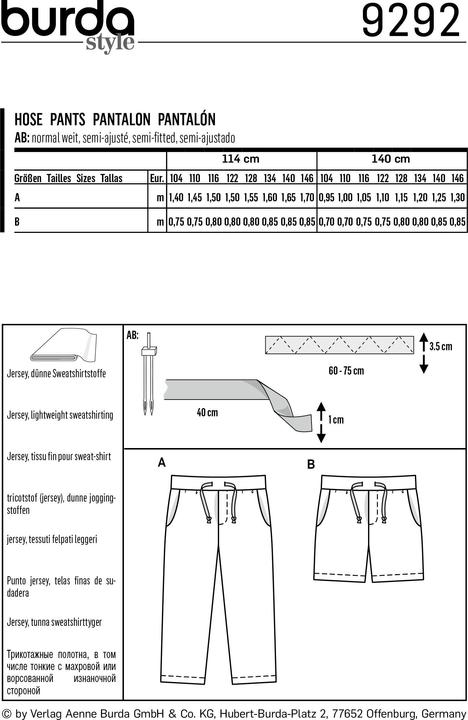 Immagine prodotto Modello Pantaloni