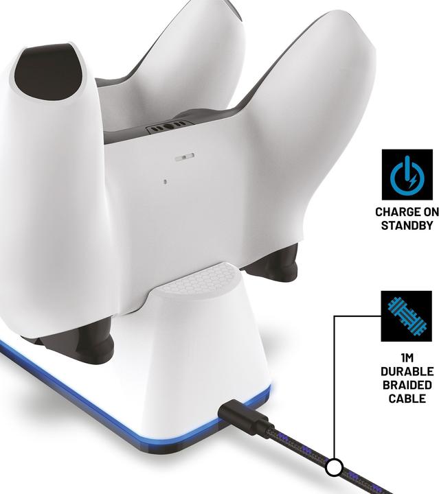 Image du produit Stealth Double quai de chargement + câble Play & Charge (PS5)