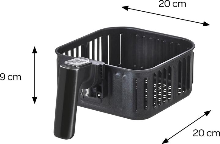 Image du produit Inventum GF350HLDB - Friteuse Hetelucht - Inhoud 3,5 liter - Zwart/RVS