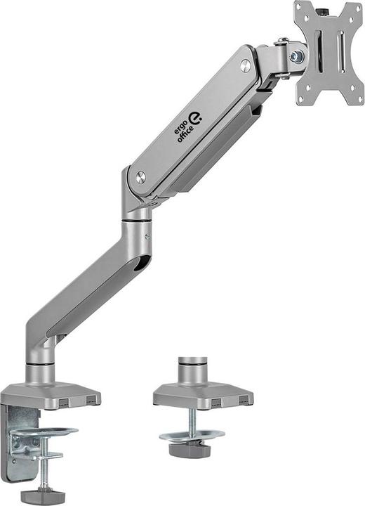 Produktbild Ergo Office Monitorhalter Aluminium mit Gasfeder, Doppelgriff, VESA 75x75 (Tisch, 32")