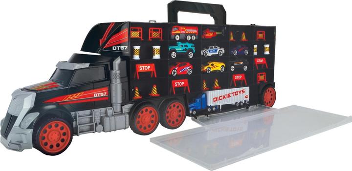 Image du produit Dickie Camion/coffre de rangement avec voitures