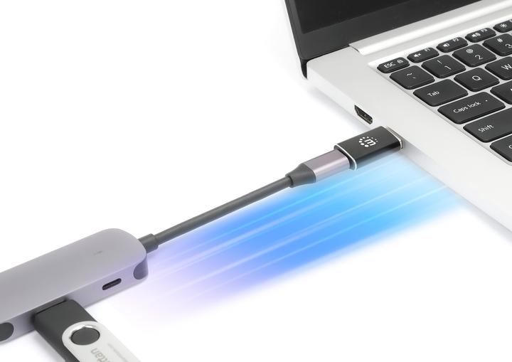 Produktbild Manhattan USB A – USB C Adapter