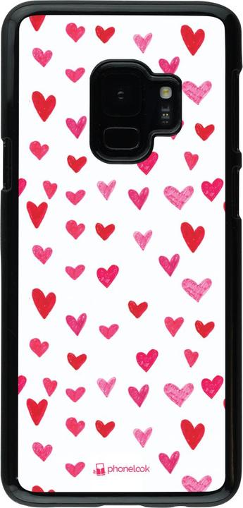 Produktbild PhoneLook Hülle Valentine 2022 Many pink hearts (Samsung Galaxy S9)