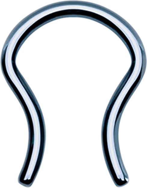 Produktbild Star Piercing Micro Septum Ring hellblau mit Titanium Beschichtung (ohne Messing, Chirurgenstahl 316L)