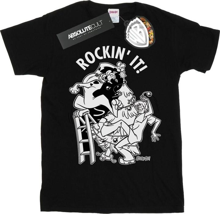 Actual product image Scooby Doo Boys Rockin' It Christmas T-Shirt (116)