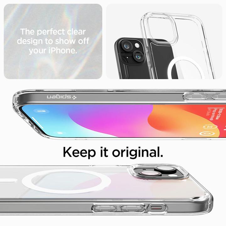 Produktbild Spigen Ultra Hybrid MAG iPhone 15 Plus 6.7" Magsafe biały/white ACS06660 (Apple iPhone 15 Plus)