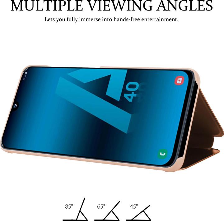 Actual product image Cadorabo Book Smart View Mirror Cover (Samsung Galaxy A40)