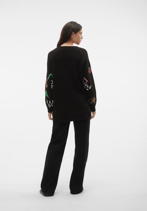 Actual product image Vero Moda VMXMASPARTY LS H/L O-NECK PULL. XMAS EXC Knitted Pullover (S)