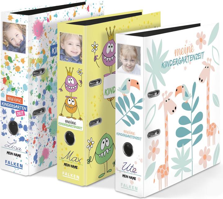 Produktbild Falken Motivordner 'Kindergarten' (A4, 80 mm)