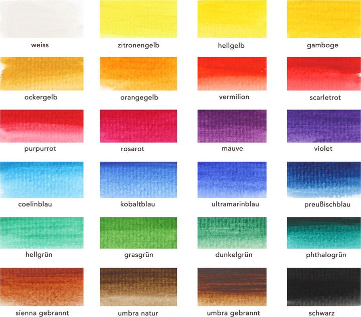Immagine prodotto Art Ranger Set di colori per acquerello MAGI 24x12 ml (Multicolore, 288 ml)