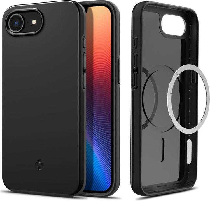 Immagine prodotto Spigen Thin Fit MagFit iPhone SE(2025) Case - Black (Apple iPhone 16e)