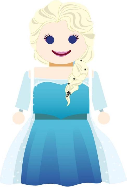 Image du produit Trenddeko Jouets Elsa Frozen (27 x 40 cm)