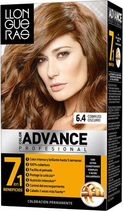 Image du produit Llongueras COLOR ADVANCE #6,4 cobrizo oscuro (6.4)