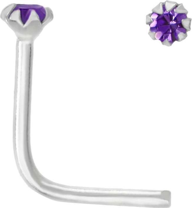 Produktbild Bijouteria Nasenpiercing (Kristall, Silber 925)