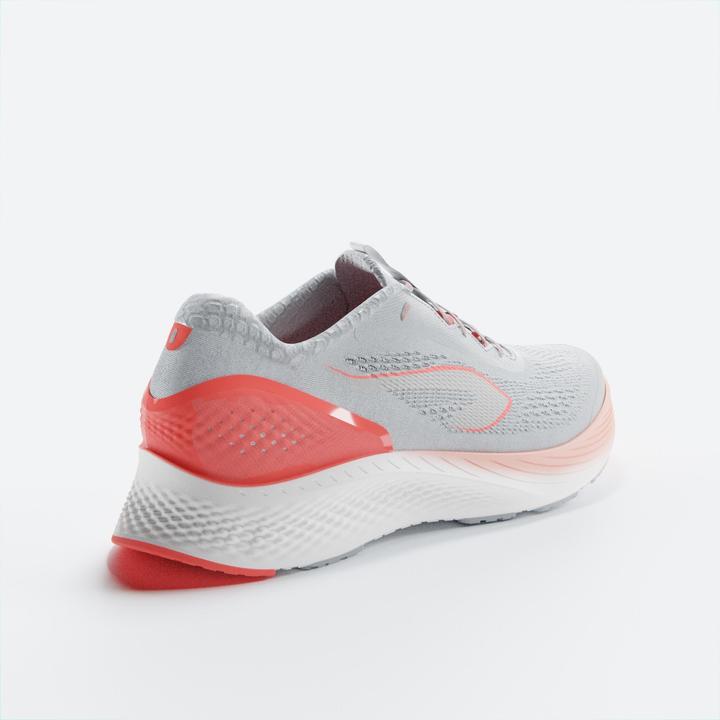 Actual product image Kiprun Women's running shoes - KS500 2 grey/coral (37)