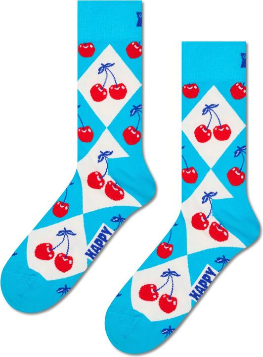 Energie-Label Happy Socks Cherry Argyle Sock (Einzelpack, 41 - 46)