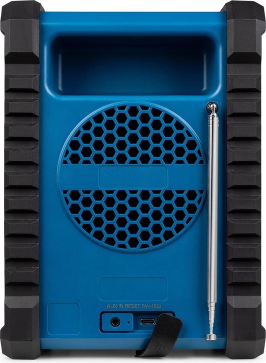 Actual product image Audizio Baustellenradio Temi Blau, Radio Tuner: FM, DAB+ (FM, DAB+, Bluetooth)
