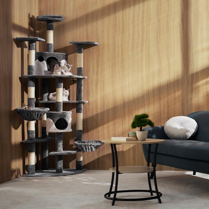 Immagine prodotto tectake Nelly (204 cm, Beige, Bianco)