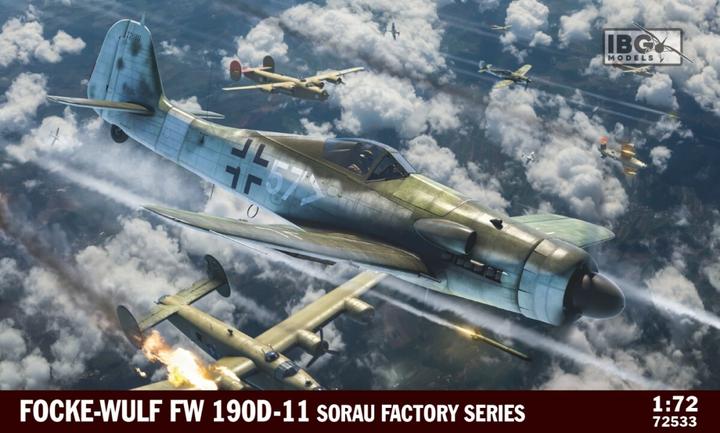 Produktbild Master Box Plastikmodell Fw 190 D11 Sorau Werk Serie 1/72