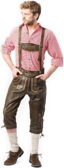 Immagine prodotto PartyChimp Pantaloni in pelle retro lunghi taglia M (M)