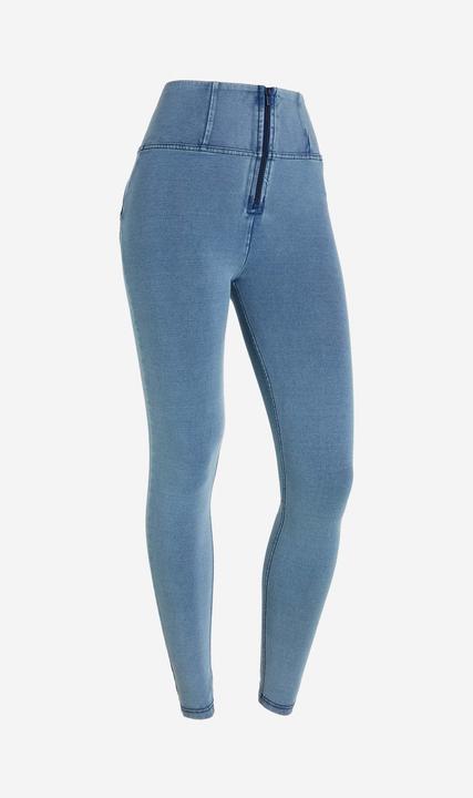 Jeans blu chiaro - Cuciture blu
