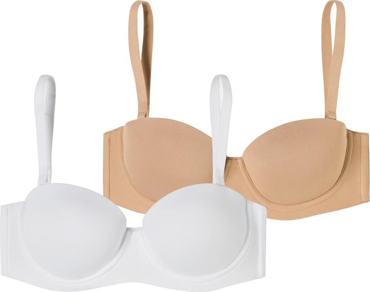 Immagine prodotto Schiesser Bügel-BH Bandeau mit Schale - Unique Micro (75 D, Confezione da 2)