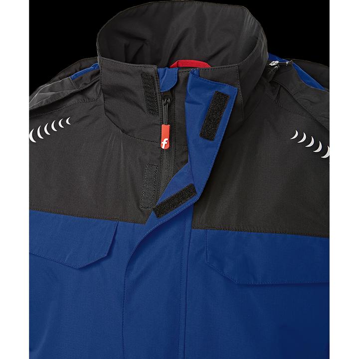 Actual product image Magni Rain jacket Plus cornflower blue/black size S Fortis Elements (S)