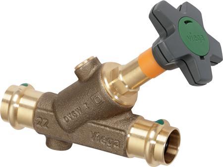 Image du produit Viega Vanne à siège incliné Easytop 42 mm bronze