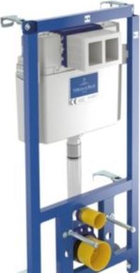 Actual product image Villeroy & Boch VB ViConnect Indoor Cistern - 4,5/6ltr/1170x160x575mm blå