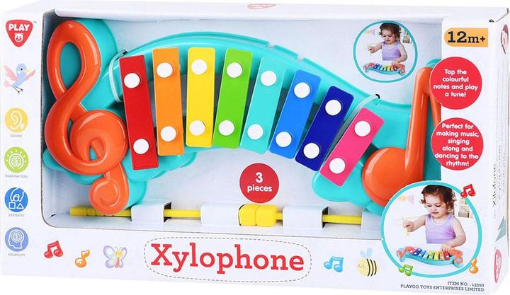 Produktbild Play Xylophon mit Musiknoten, 3 Teile.