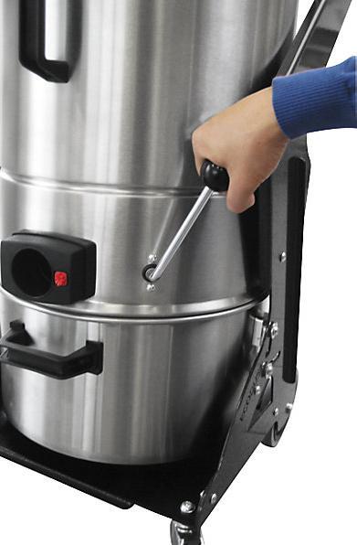 Actual product image Evo Safety industrial vacuum cleaner, ECODust 1200 H, with 25 l container. (Dry vacuum cleaner)