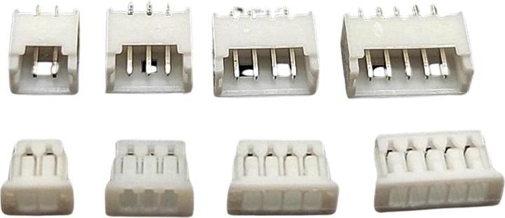Actual product image Purecrea JST 1.25mm crimp plug and socket set 60 pieces