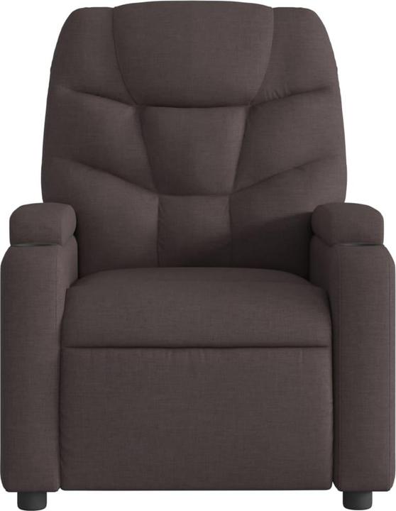 Produktbild VidaXL Massagesessel Dunkelbraun Stoff,Farbe: Dunkelbraun,Material