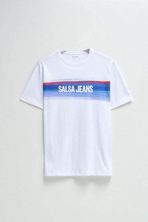Produktbild Salsa Jeans T-Shirt T-Shirt Chest Print Branding (XL)
