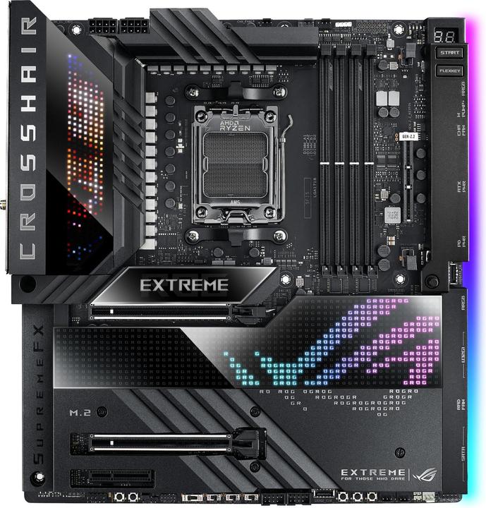 Actual product image ASUS Rog Crosshair X670e Extreme (AM5, AMD X670E, E-ATX)