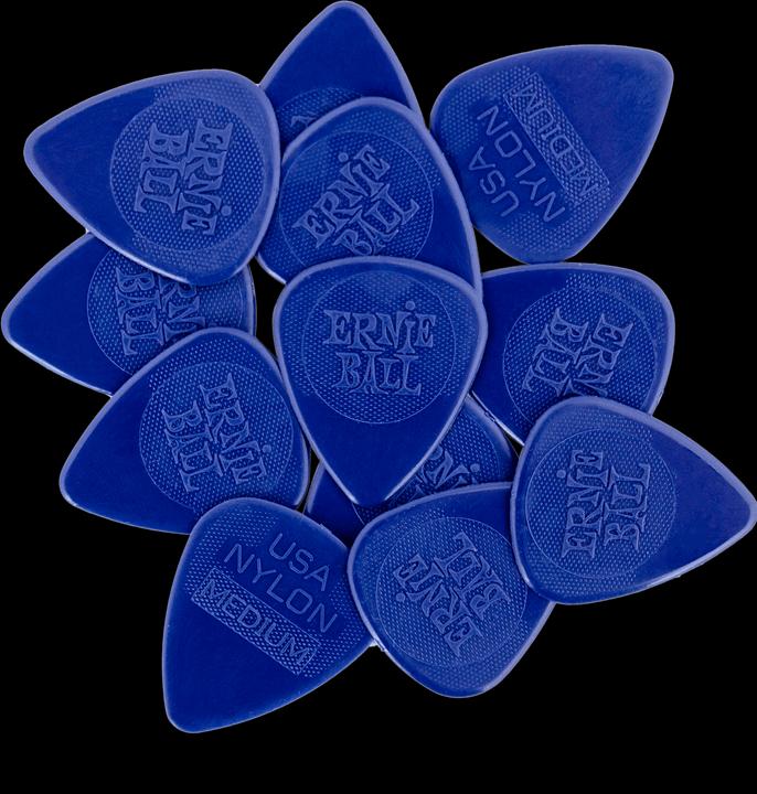 Ernie Ball Nylon Plektren Medium 12er-Packung (12 x, 0.72 mm)